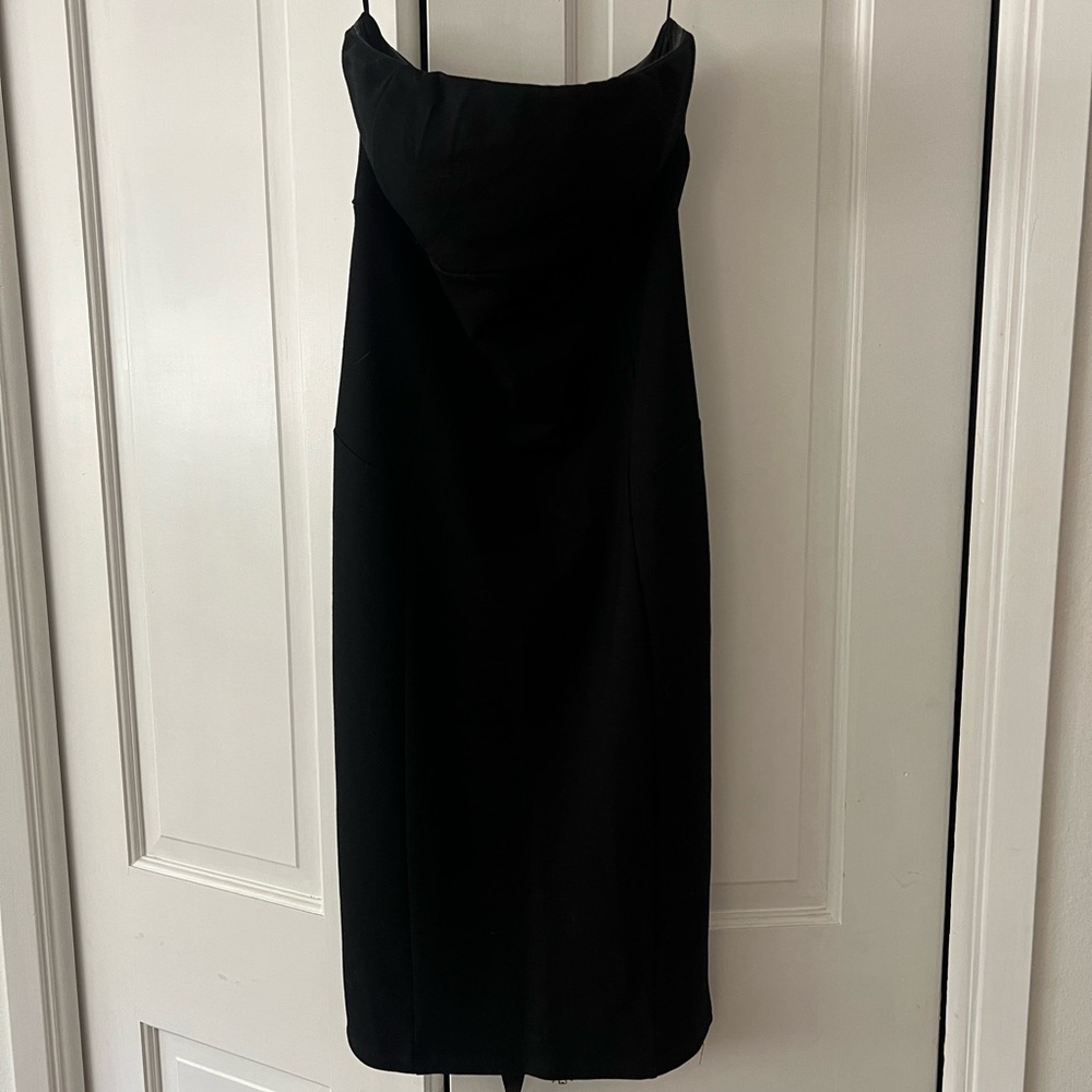 Felicity & Coco Strapless Black Cocktail Dress